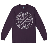 Plum Crass   There Is No  Authority But Yourself Classic Long Sleeve Tee - PixelFlow