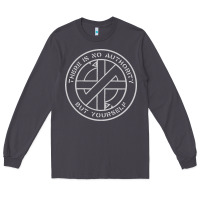 Smoke Crass   There Is No  Authority But Yourself Classic Long Sleeve Tee - PixelFlow