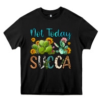 Black not today succa Heavy Core Tee - OliviaCreatesArt
