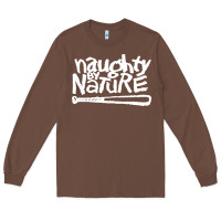Chestnut naughty by nature Long Sleeve Tee - PixelFlow