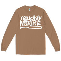 Toasted Coconut naughty by nature Long Sleeve Tee - PixelFlow