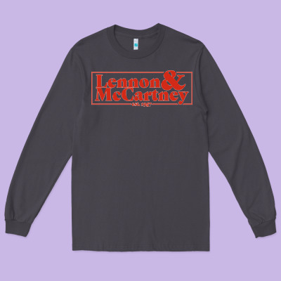Lennon & Mccartney Classic Long Sleeve Tee Designed By Pixelflow