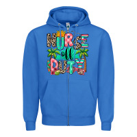 True Royal nurse off duty summer break Zipper Hoodie - RanaPortraitStore