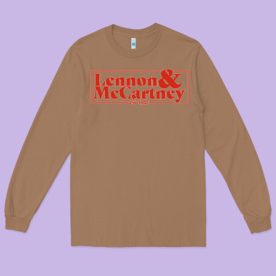Lennon & Mccartney Classic Long Sleeve Tee Designed By Pixelflow