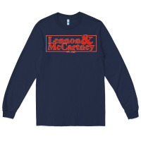Navy lennon & mccartney Classic Long Sleeve Tee - PixelFlow