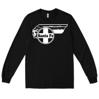 Black big chief clean santa fe railroad Long Sleeve Tee - PixelFlow