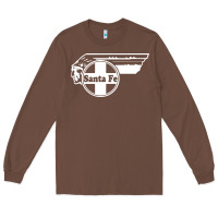 Chestnut big chief clean santa fe railroad Long Sleeve Tee - PixelFlow
