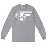 Heather Grey big chief clean santa fe railroad Long Sleeve Tee - PixelFlow