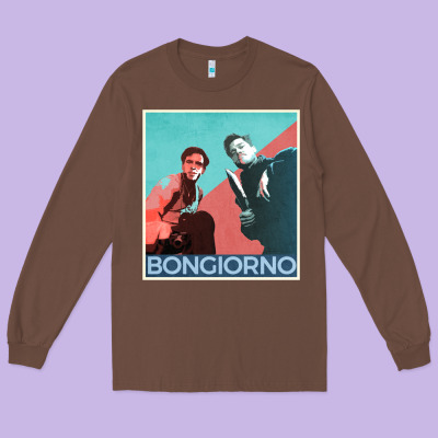 Inglorious Basterds - Bongiorno Poster Gift Long Sleeve Tee Designed By Pixelflow