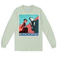 Matcha Inglorious Basterds - Bongiorno poster GIFT Long Sleeve Tee - PixelFlow