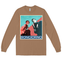 Toasted Coconut Inglorious Basterds - Bongiorno poster GIFT Long Sleeve Tee - PixelFlow