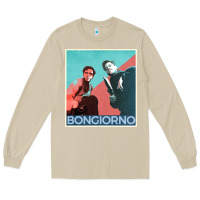 Mushroom Inglorious Basterds - Bongiorno poster GIFT Long Sleeve Tee - PixelFlow