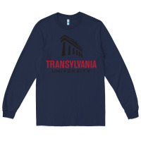 Navy transylvania university Long Sleeve Tee - PixelFlow