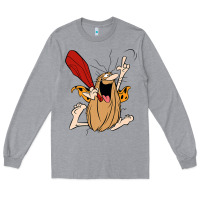 Heather Grey captain caveman captain caveman unga bunga premium t shirt Long Sleeve Tee - PixelFlow