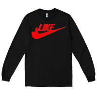 Black like Long Sleeve Tee - PixelFlow