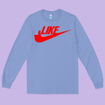 Like Long Sleeve Tee Designed By Pixelflow