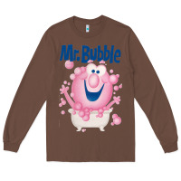 Chestnut Mr bubble makes bath time fun Long Sleeve Tee - PixelFlow