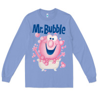 Colony Blue Mr bubble makes bath time fun Long Sleeve Tee - PixelFlow