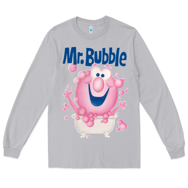 Mr Bubble Makes Bath Time Fun Long Sleeve Tee by PixelFlow | Teevron