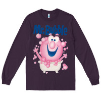 Plum Mr bubble makes bath time fun Long Sleeve Tee - PixelFlow