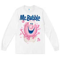 White Mr bubble makes bath time fun Long Sleeve Tee - PixelFlow