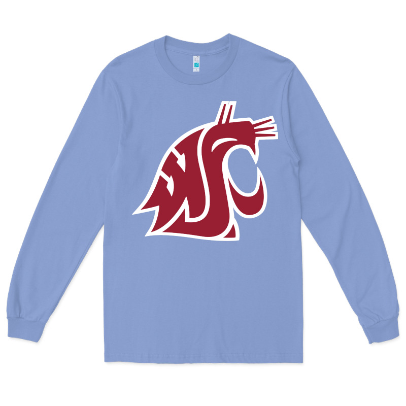 Washington State Cougars Long Sleeve Tee by PixelFlow | Teevron