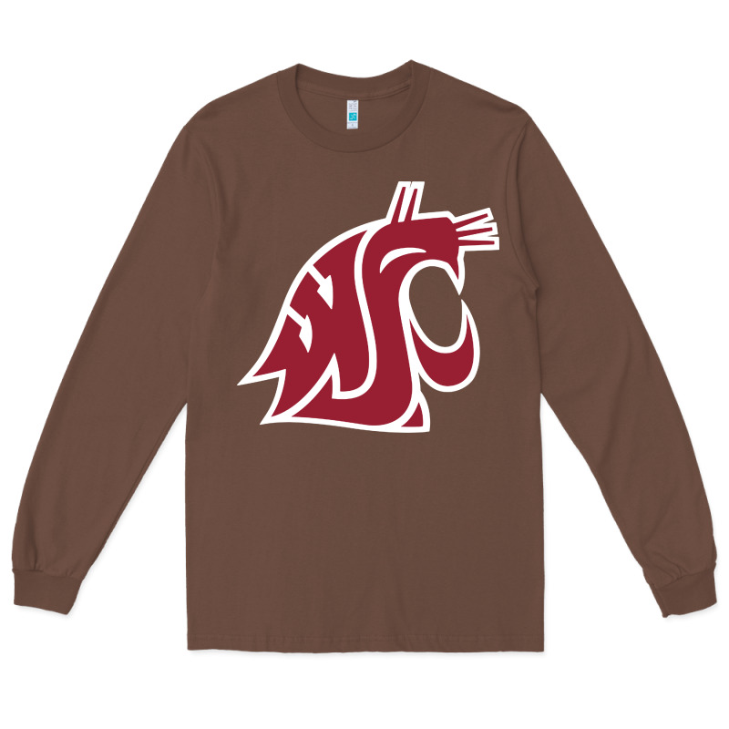 Washington State Cougars Long Sleeve Tee by PixelFlow | Teevron