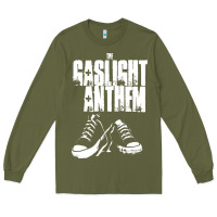 Army Green fallon gaslight anthem musisi Long Sleeve Tee - PixelFlow