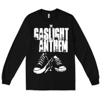 Black fallon gaslight anthem musisi Long Sleeve Tee - PixelFlow