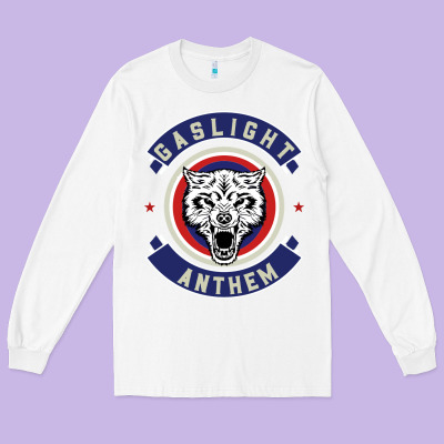 The Gaslight Anthem Long Sleeve Tee Designed By Pixelflow