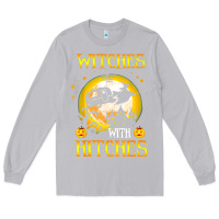 Moon Dust witches with hitches funny halloween costume gift Long Sleeve Tee - PixelFlow