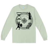Matcha the four stoic virtues Long Sleeve Tee - PixelFlow