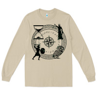 Mushroom the four stoic virtues Long Sleeve Tee - PixelFlow