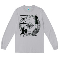 Moon Dust the four stoic virtues Long Sleeve Tee - PixelFlow