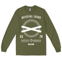 Army Green official issue xo for dark Long Sleeve Tee - PixelFlow