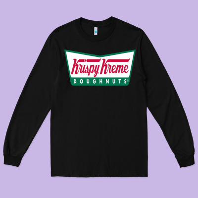 Krispy Kreme Long Sleeve Tee Designed By Pixelflow