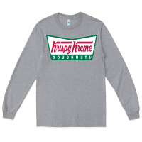 Heather Grey krispy kreme Long Sleeve Tee - PixelFlow
