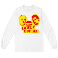 White dirty burger Long Sleeve Tee - PixelFlow