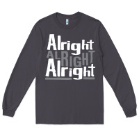 Smoke matthew mcconaughey dazed & confused alright alright alright hipster t Long Sleeve Tee - PixelFlow