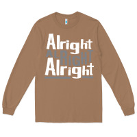 Toasted Coconut matthew mcconaughey dazed & confused alright alright alright hipster t Long Sleeve Tee - PixelFlow