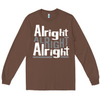 Chestnut matthew mcconaughey dazed & confused alright alright alright hipster t Long Sleeve Tee - PixelFlow