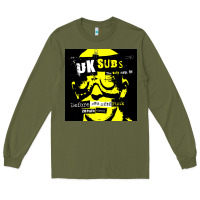 Army Green U.K. SUBS special music punk Long Sleeve Tee - PixelFlow