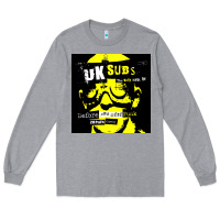 Heather Grey U.K. SUBS special music punk Long Sleeve Tee - PixelFlow