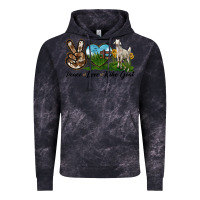 Cloud Black Peace Love Kiko Goat Vintage Hoodie - LillyAllenDesigns