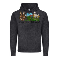 Vintage Black Peace Love Kiko Goat Vintage Hoodie - LillyAllenDesigns