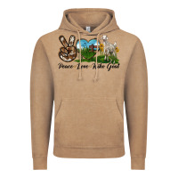 Vintage Coffee Peace Love Kiko Goat Vintage Hoodie - LillyAllenDesigns