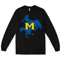 Black mcneese  athletics Long Sleeve Tee - PixelFlow