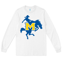 White mcneese  athletics Long Sleeve Tee - PixelFlow