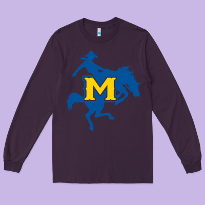 Mcneese  Athletics Long Sleeve Tee Designed By Pixelflow
