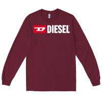 Burgundy Diesel Long Sleeve Tee - PixelFlow